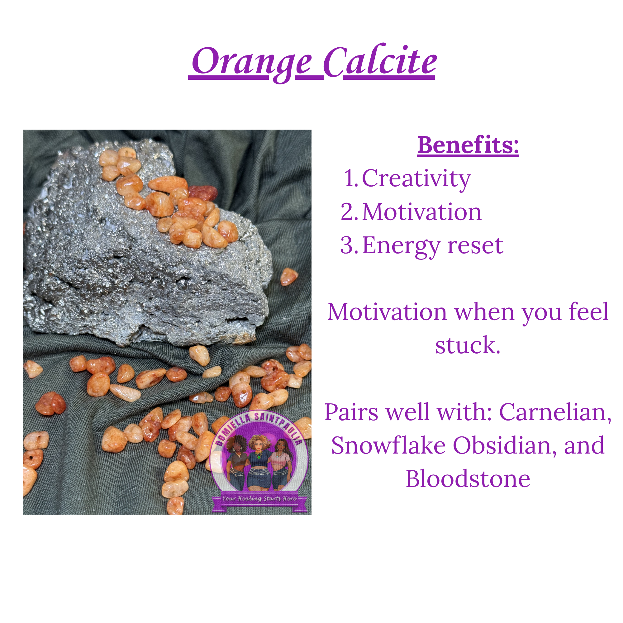 Orange Calcite