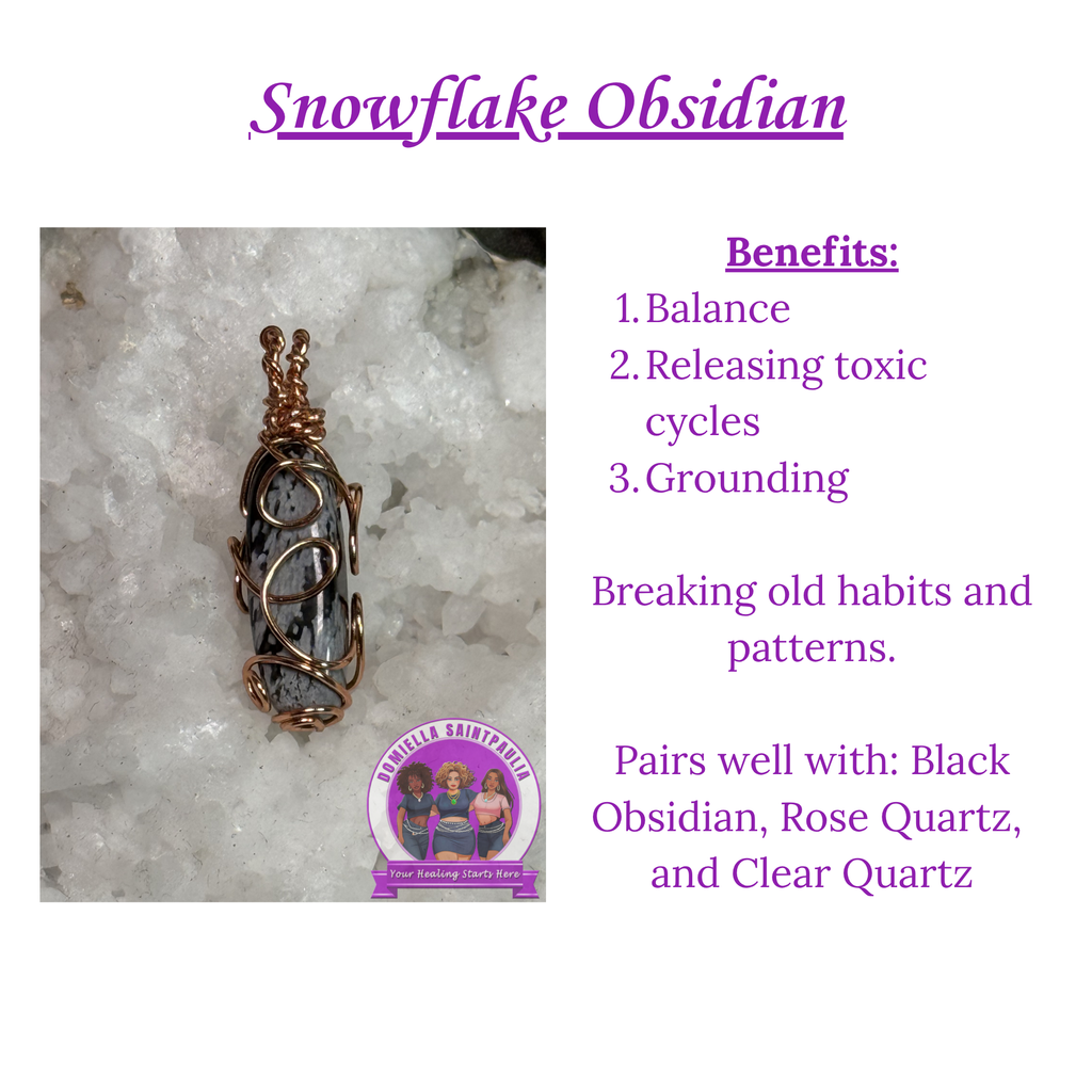 Snowflake Obsidian